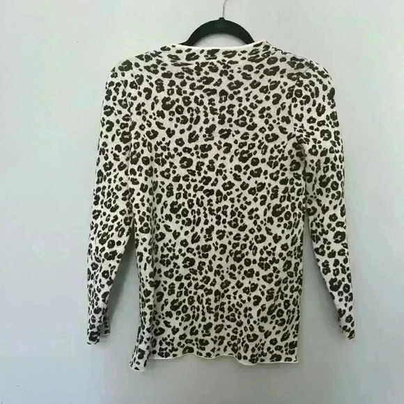 Loft Leopard Print Sweater Size XS Petite - Picture 5 of 5